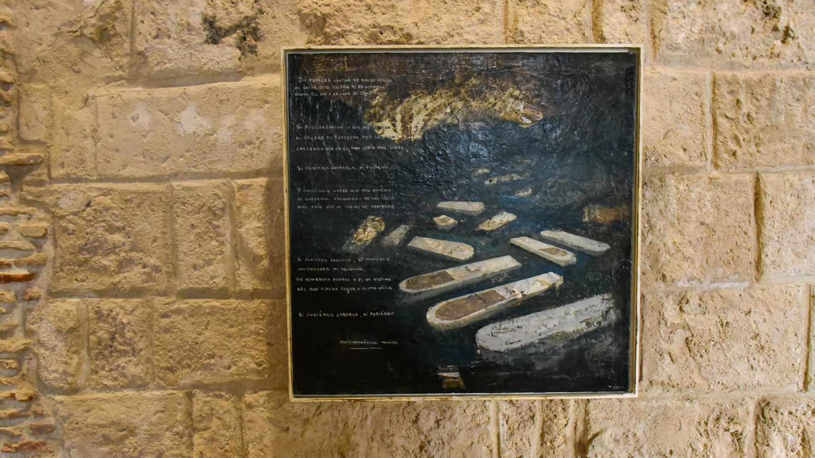 'Si supierais', de Manolo Cano. Exposición 'Éxodo'.