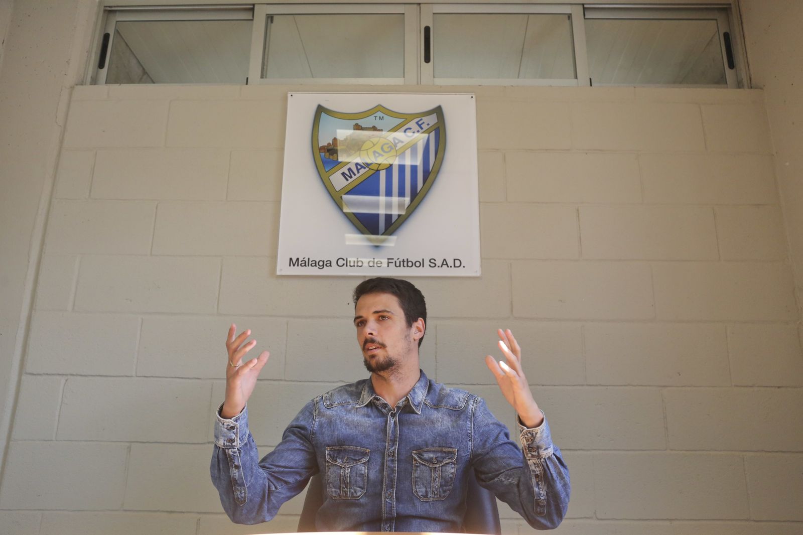 Erik Morán, en la entrevista con Málaga Hoy.