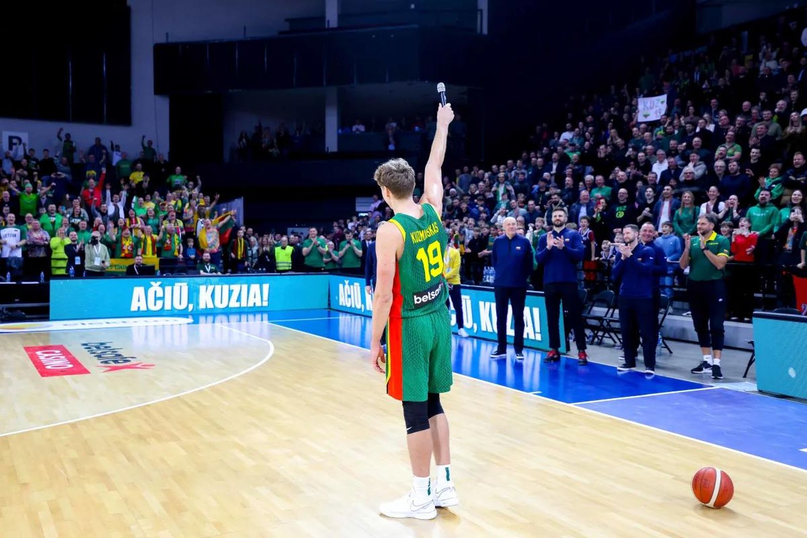 El último baile de Kuzminskas con la selección lituana