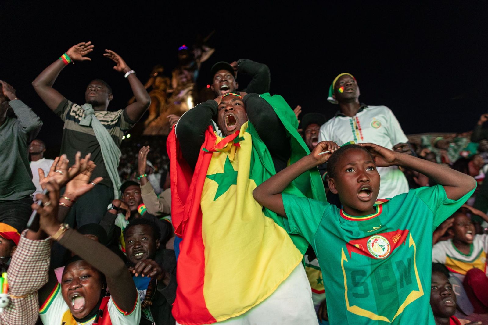 Las fotos de la final entre Marruecos y Senegal