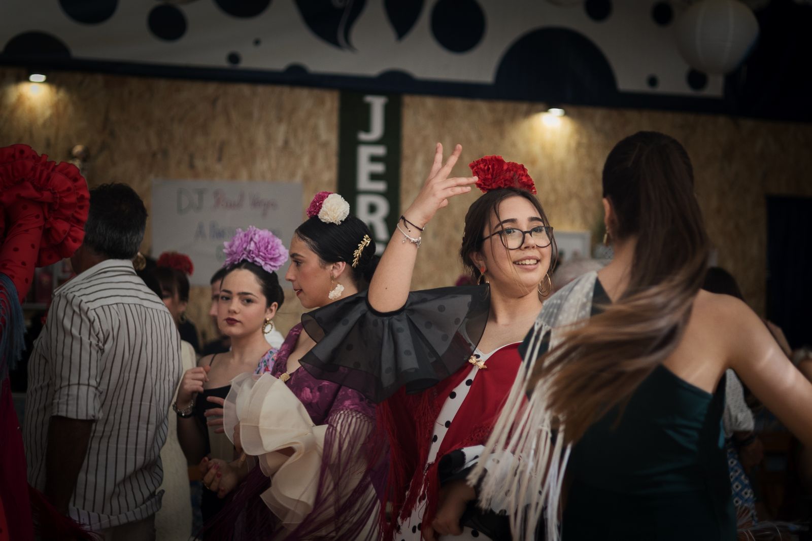 Calor y ambiente en el último día de la Feria de Jerez