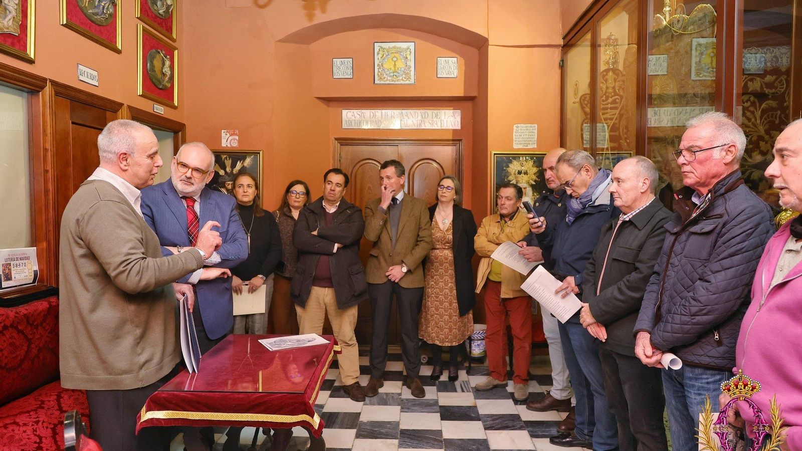 Los antiguos componentes hacen entrega de la marcha a la junta