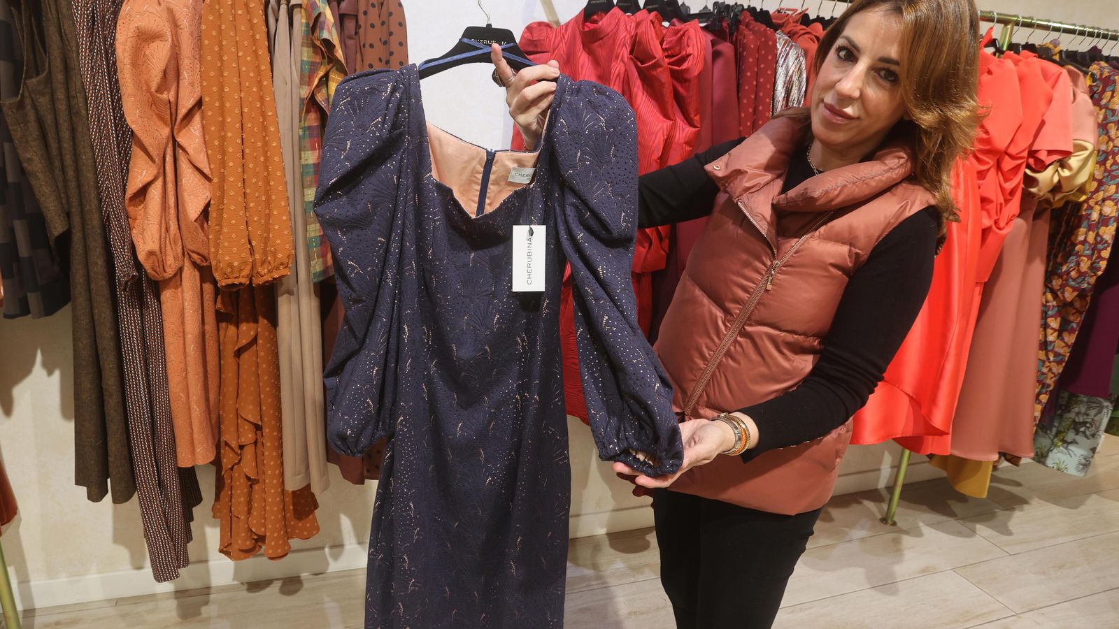 Algunos de los conjuntos de Cherubina que tendrá descuentos especiales.