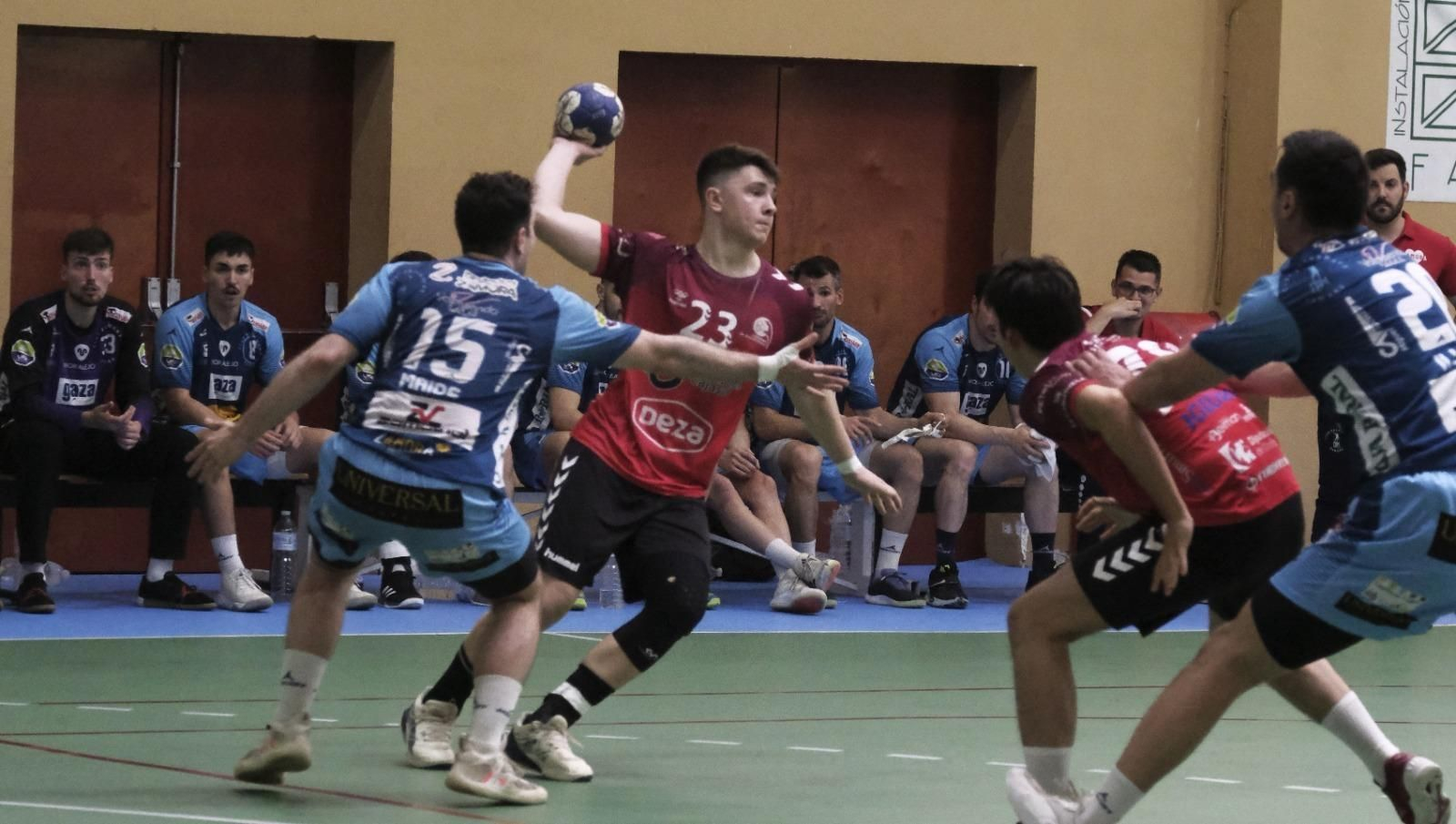 Martín Jung durante el último encuentro del Cajasur Córdoba BM ante el Zamora.
