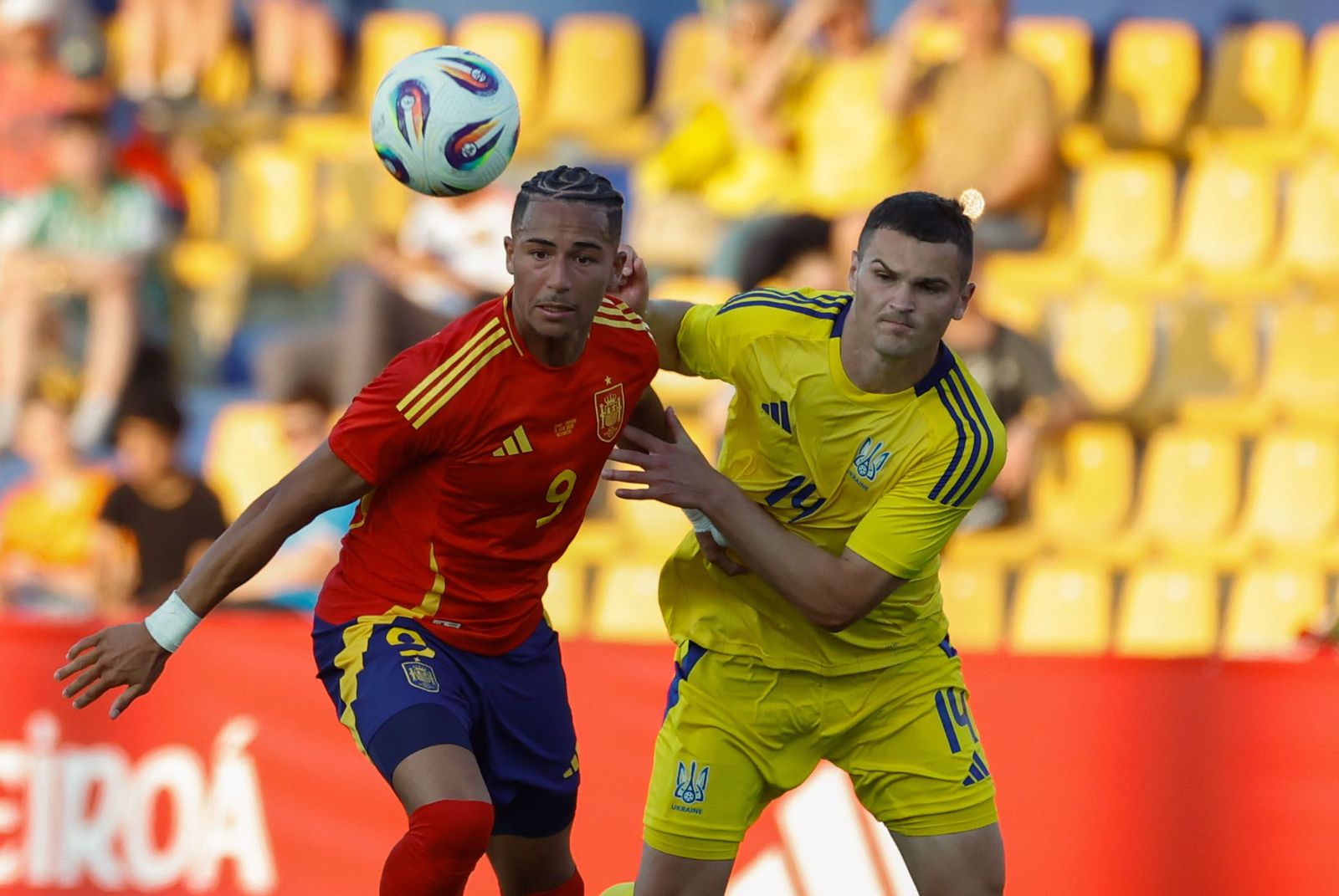 Último amistoso Espña-Ucrania.
