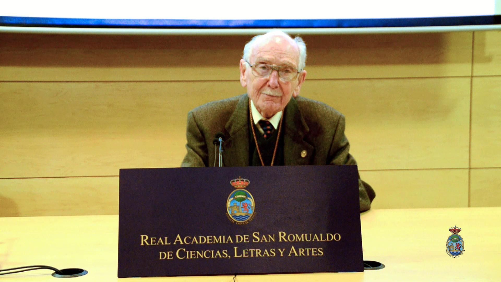 El ex alcalde de San Fernando Rafael Barceló, en un acto de la Academia de San Romualdo de archivo.