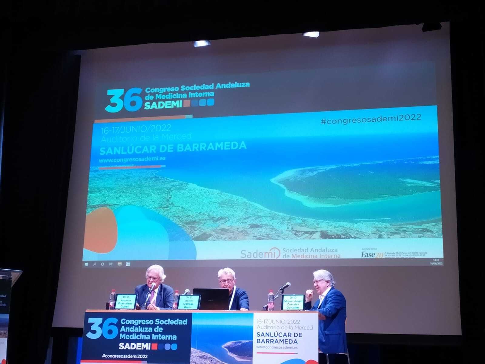 Un momento del congreso sobre Medincina Interna celebrado en Sanlúcar