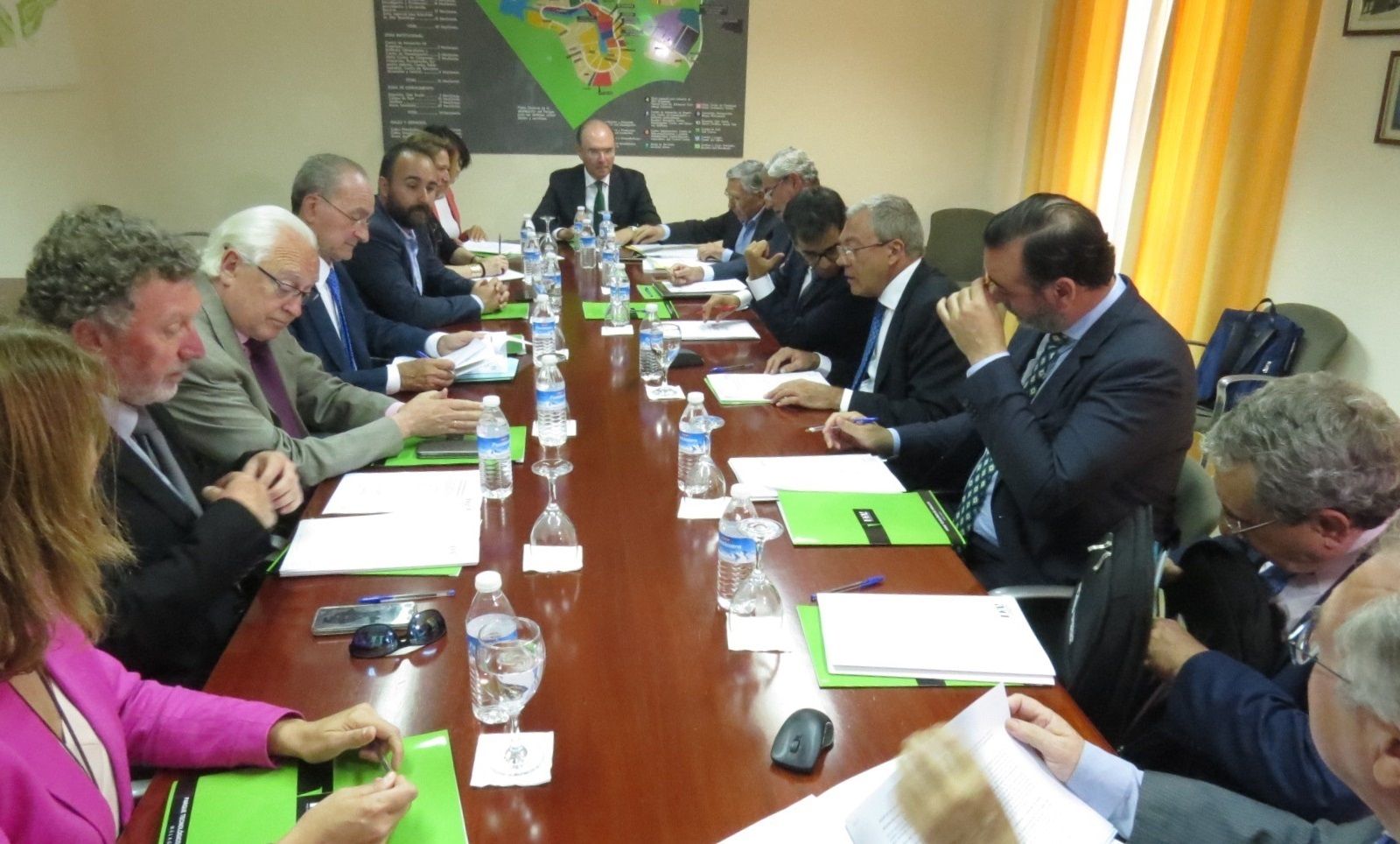 Consejo de administración donde se ha nombrado al consejero de Economía nuevo presidente del PTA.