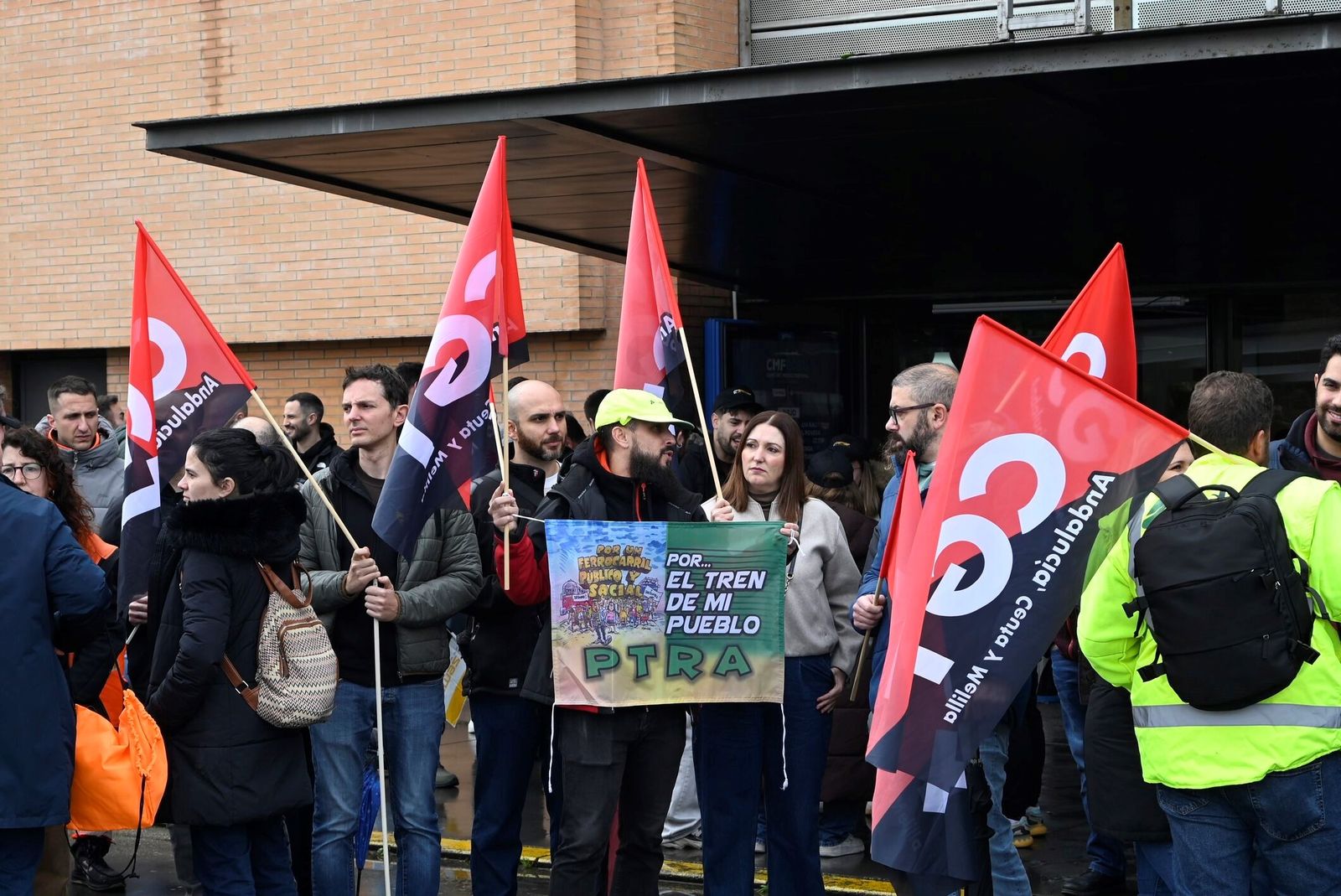 Las imágenes de la huelga del ferrocarril en Córdoba