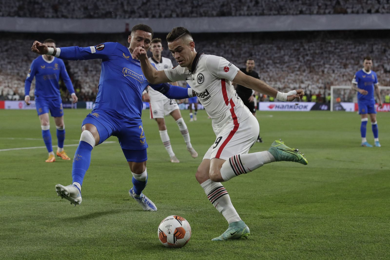 Las fotos del Eintracht-Rangers, la final de la Europa League en Sevilla