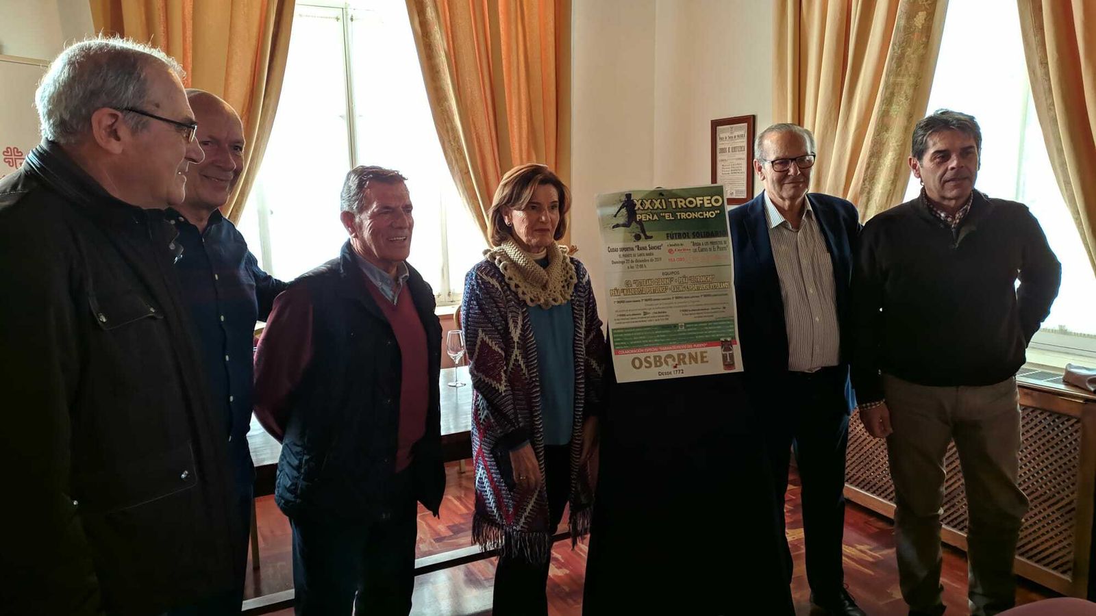 Presentado el cartel del partido de la peña El Troncho.