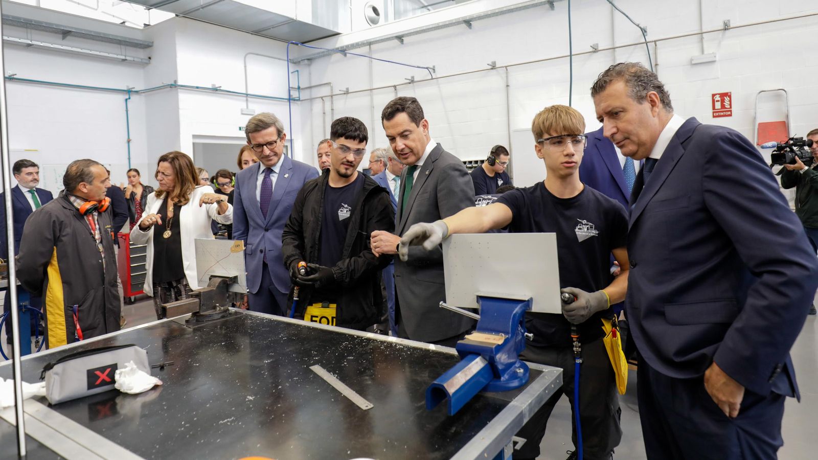 Nuevo centro de Formación Profesional Base Tecnológica Aeronautica "Javier Imbroda", en La Rinconada