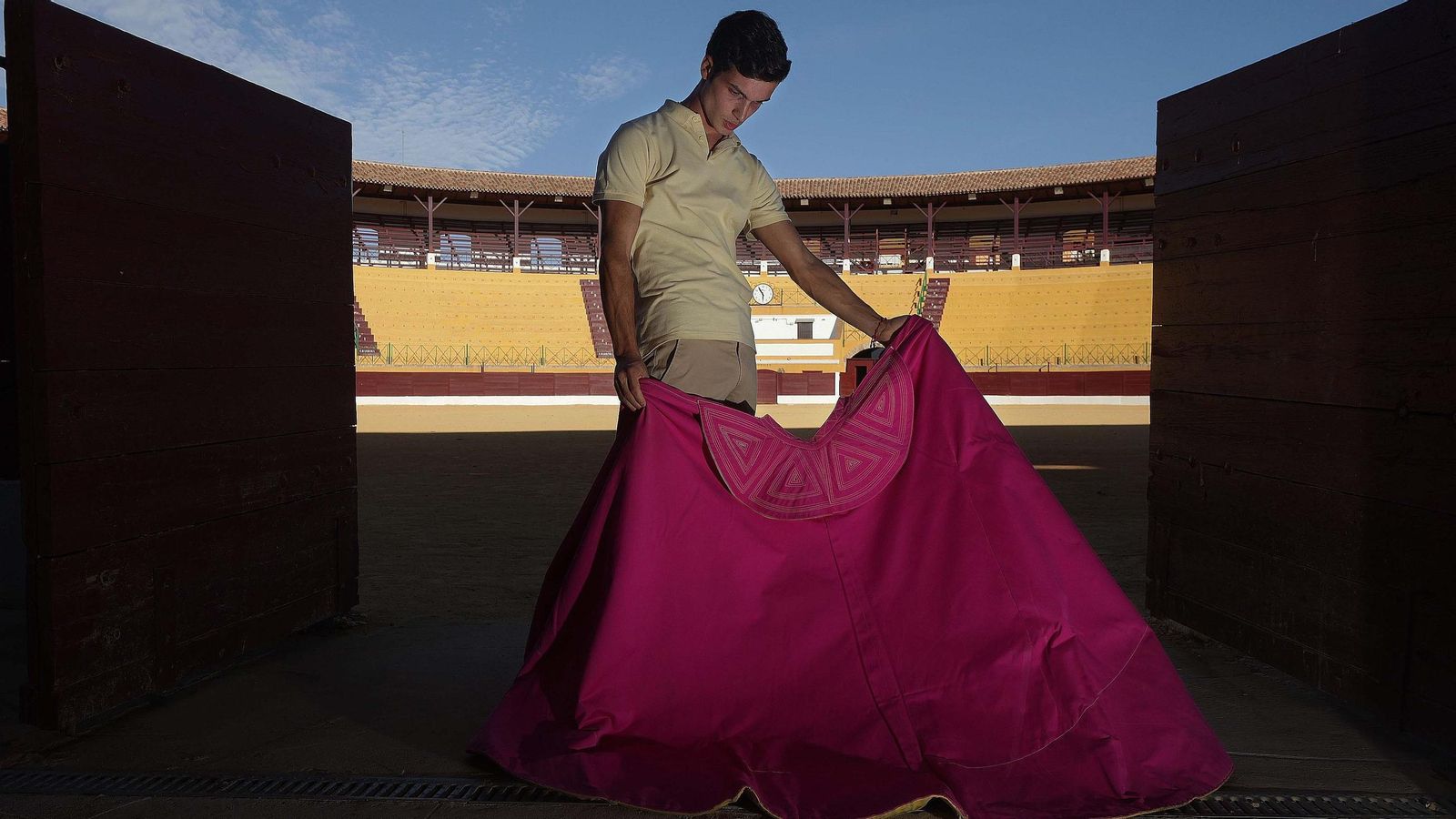 Juan Jesús Rodríguez, en el interior de El Arenal