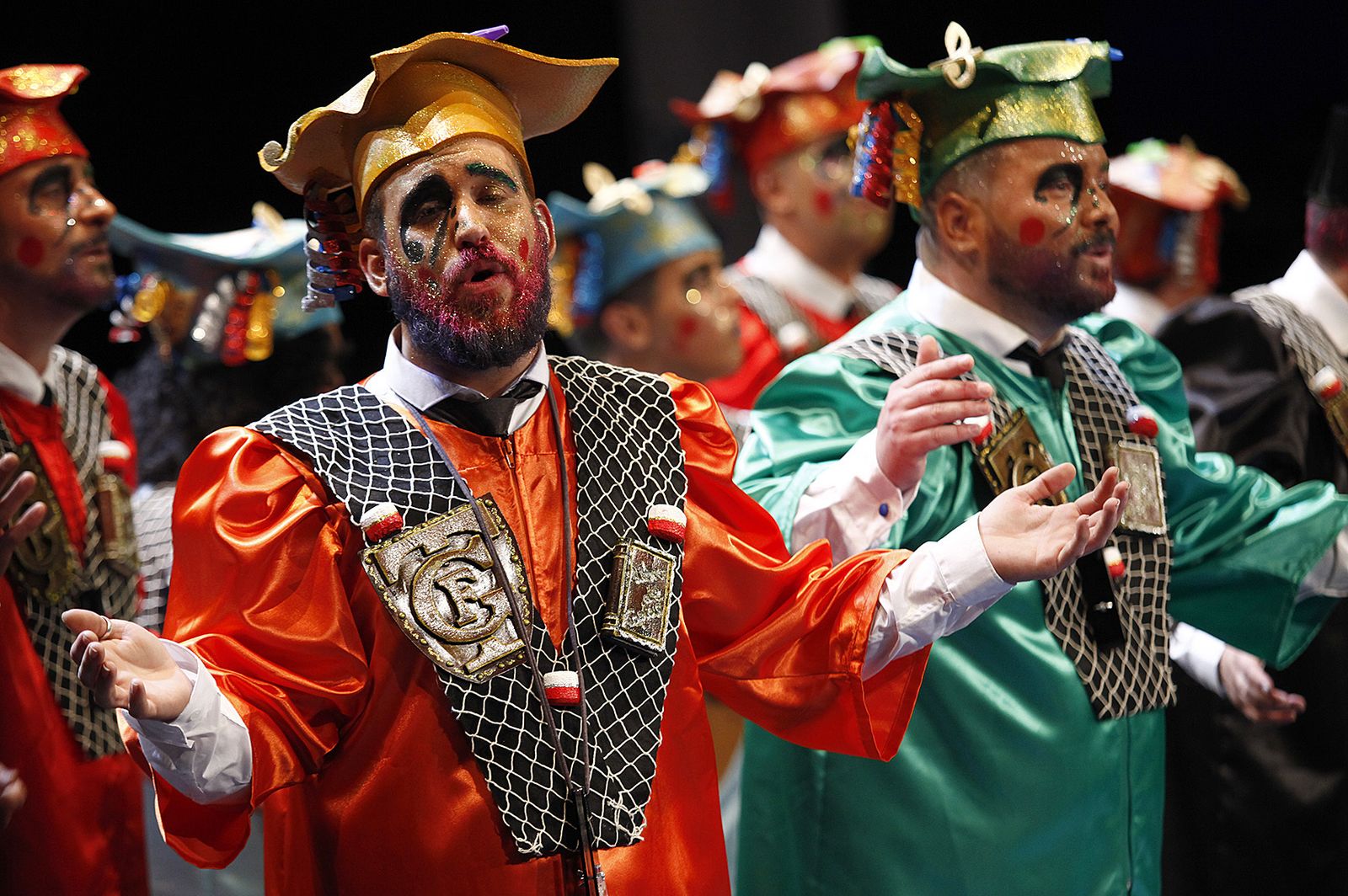 Las imágenes de la decimoctava función clasificatoria