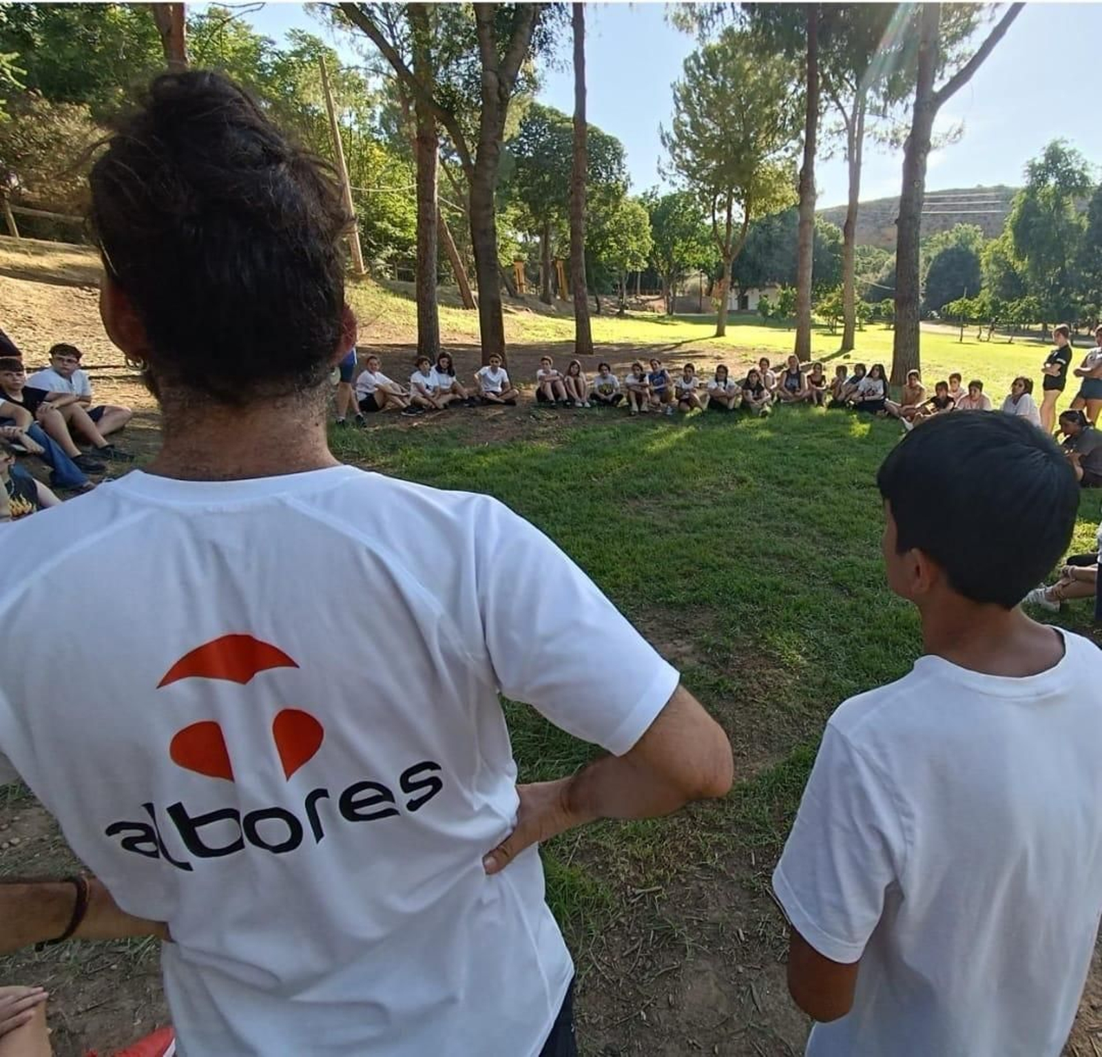 Alumnos de la escuela de verano