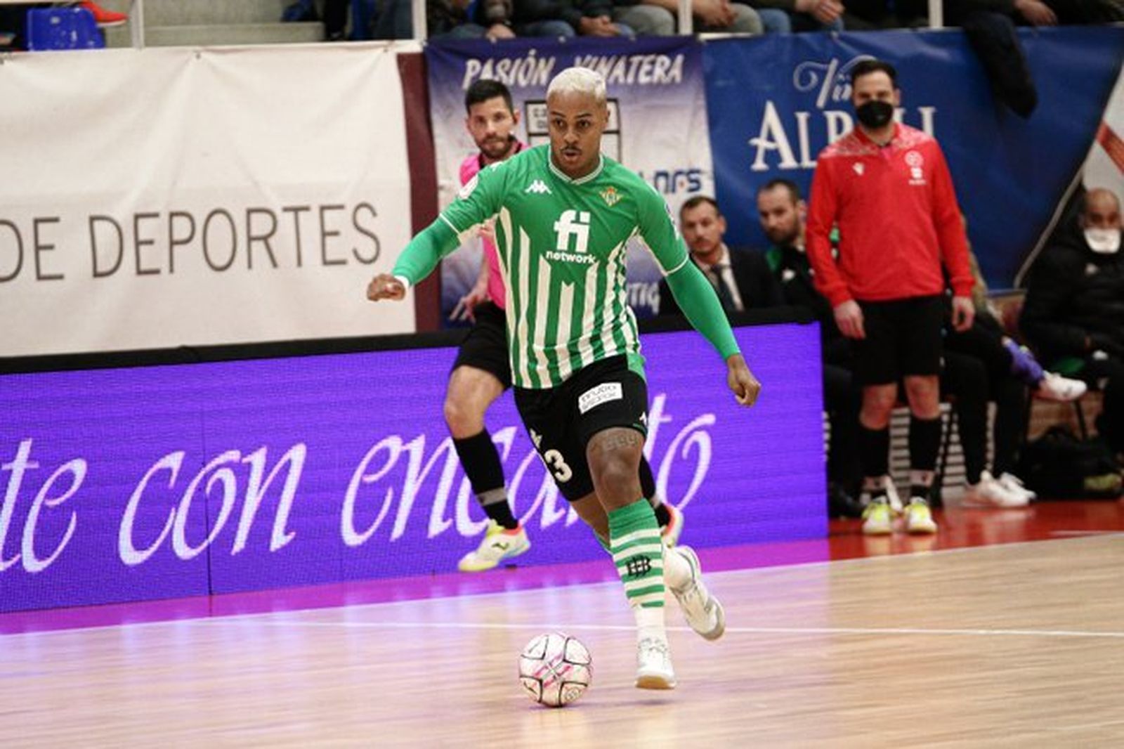 Alisson, en un momento del encuentro.