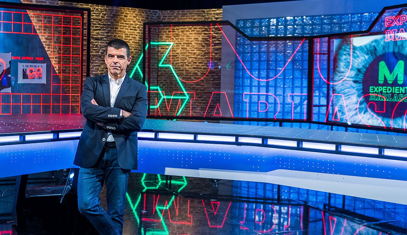 Manuel Marlasca, en el plató de su espacio en La Sexta.