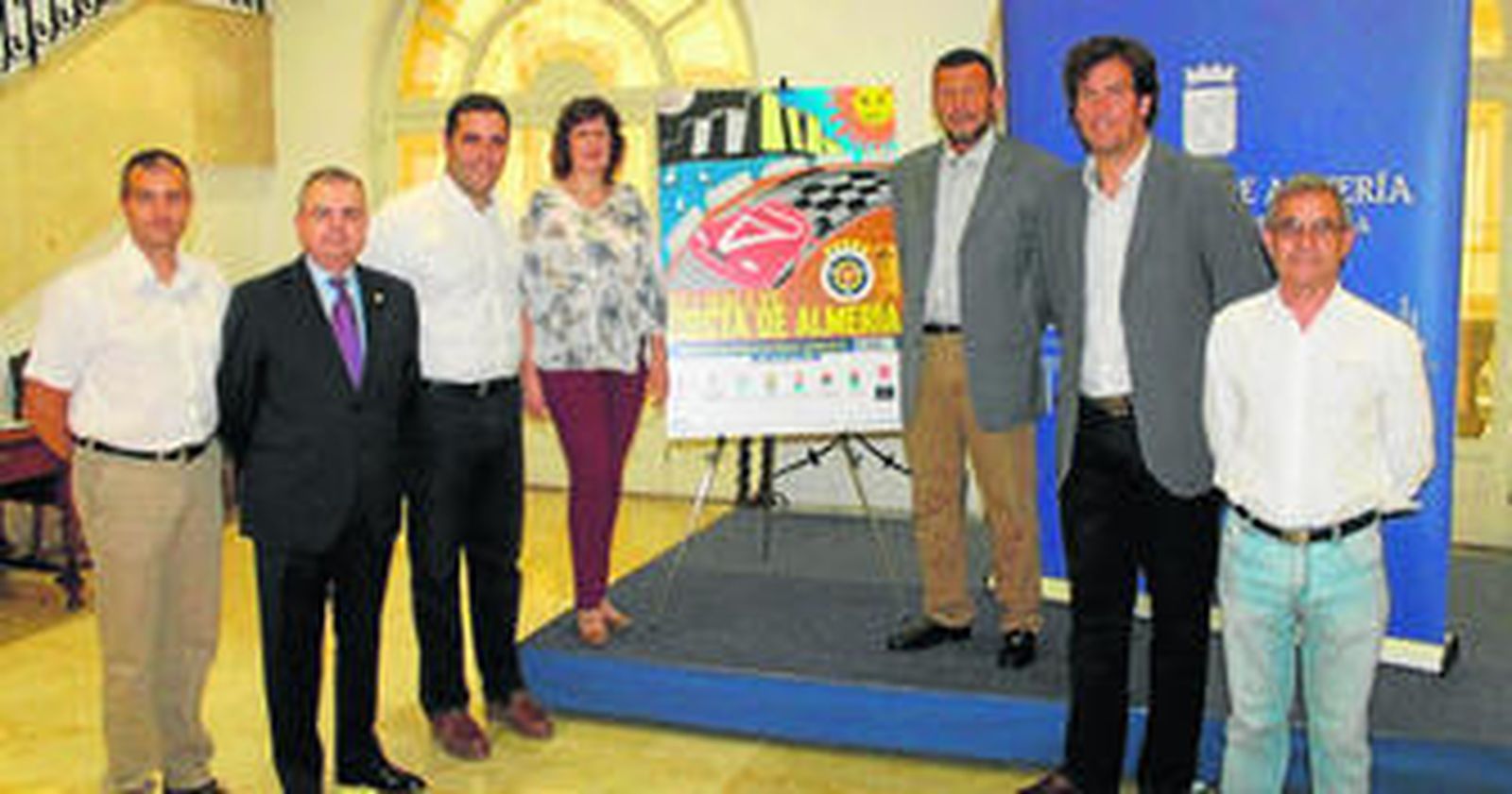 Presentación del circuito en los salones de la Diputación Provincial de Almería.