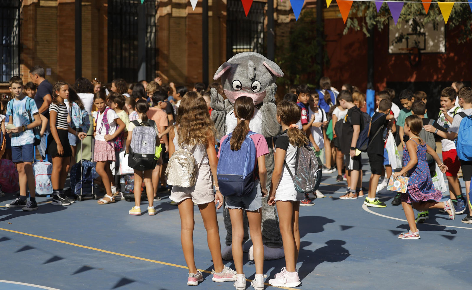 Las imágenes de la vuelta al colegio