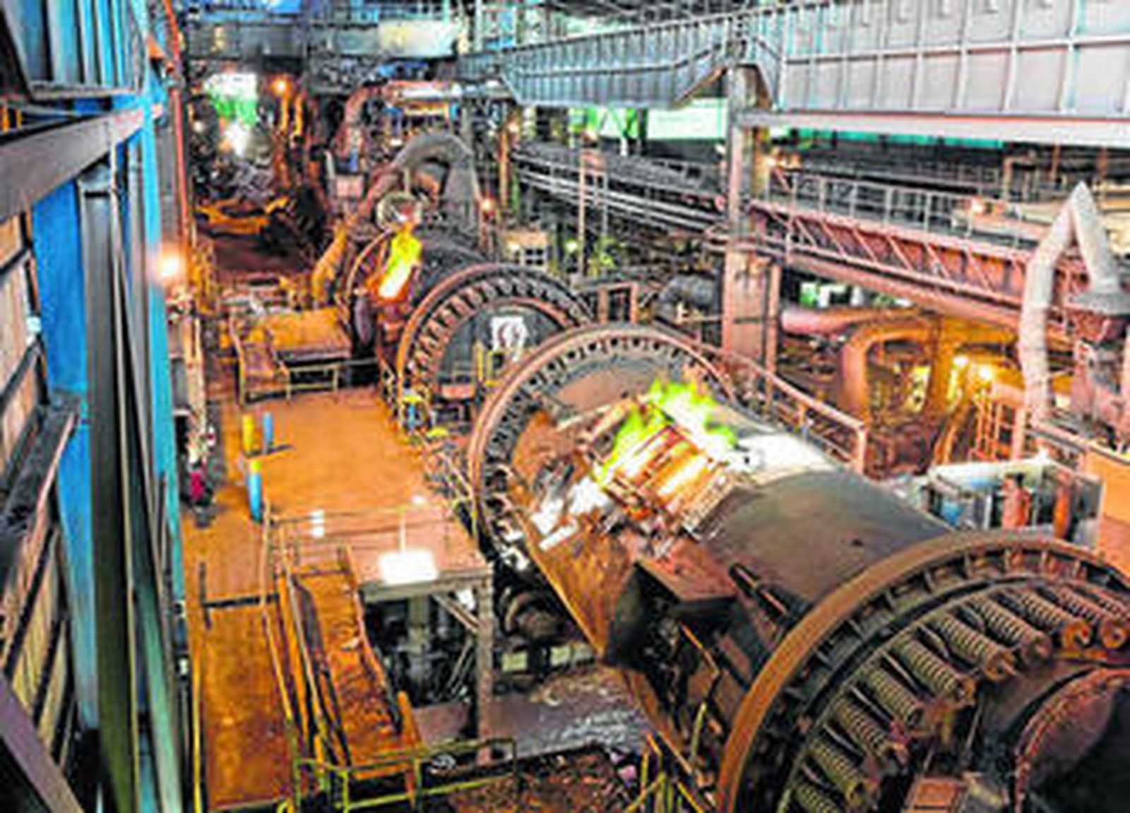 Instalaciones de la fundición de Atlantic Copper en la avenida Francisco Montenegro.