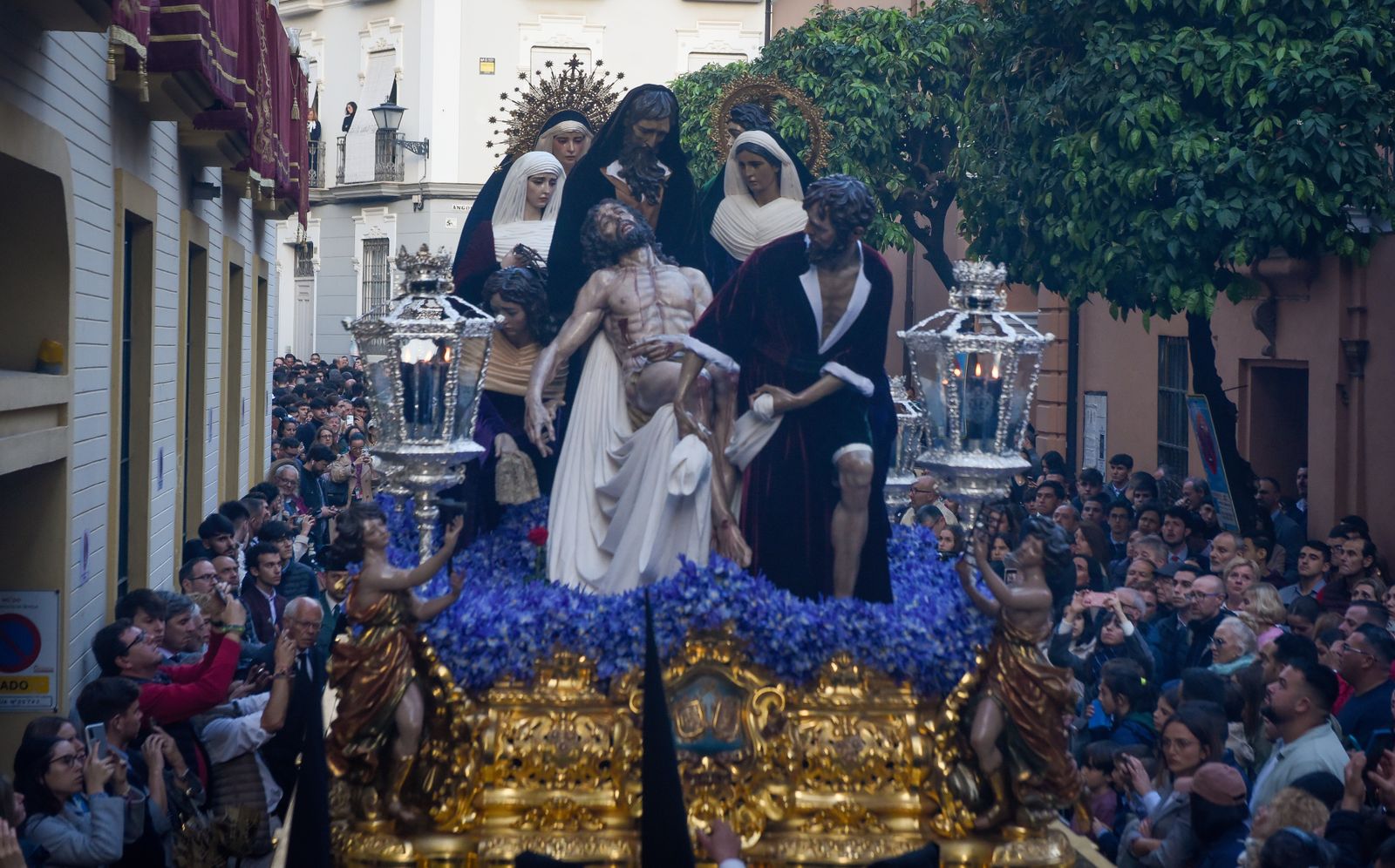 Las imágenes de la Hermandad de Santa Marta en la Semana Santa de Sevilla 2024