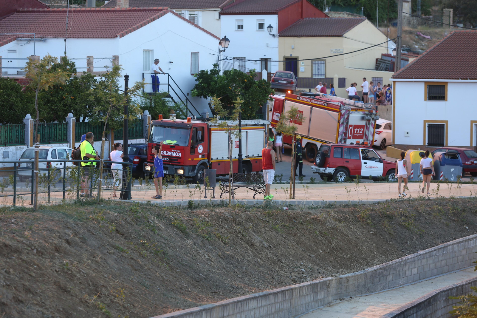 El incendio de Riotinto en imágenes