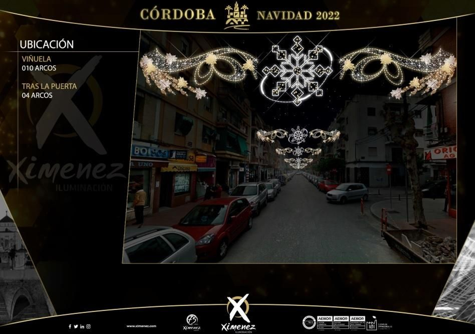 Así es el alumbrado navideño que iluminará las calles de Córdoba este 2022, en imágenes