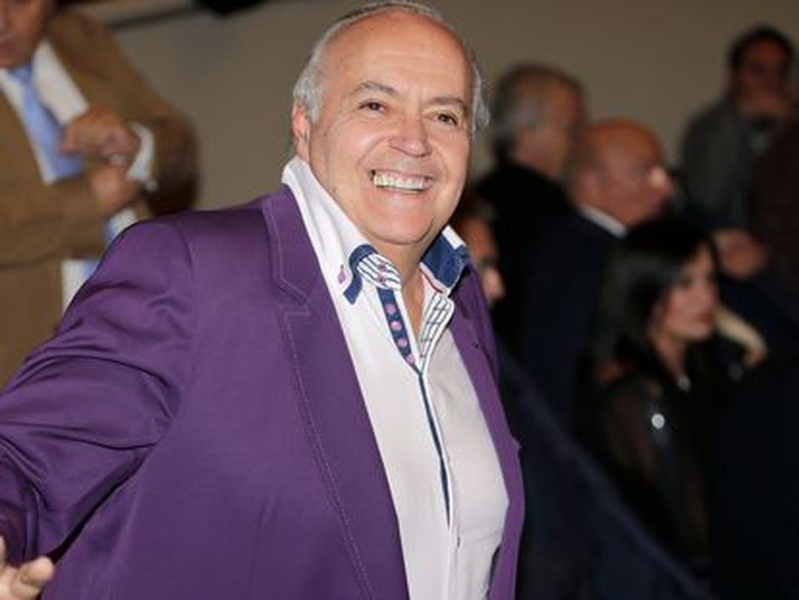 José Luis Moreno, durante la presentación del disco 'Hasta que se apague el sol' en el Casino de Aranjuez.