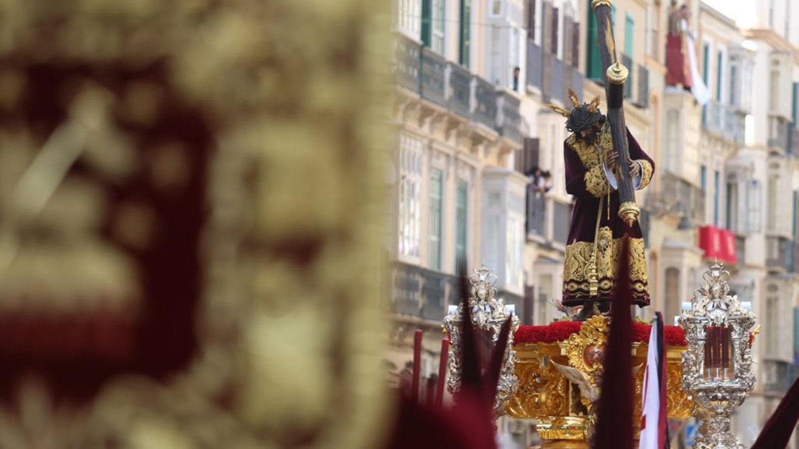 Cristo de Viñeros en calle Carretería