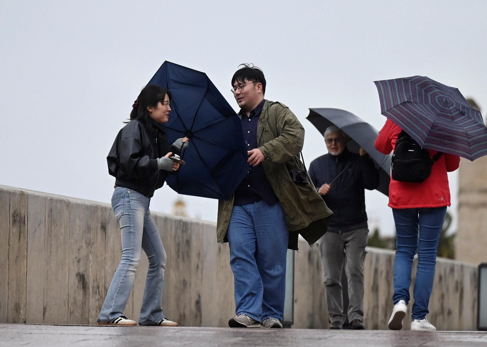 El paso por la borrasca Konrad por Córdoba, en imágenes