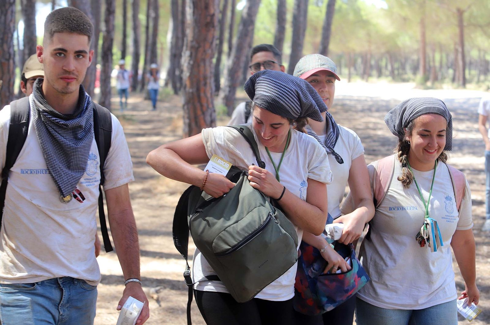 Todos los peregrinos de la Hermandad de Huelva, en imágenes