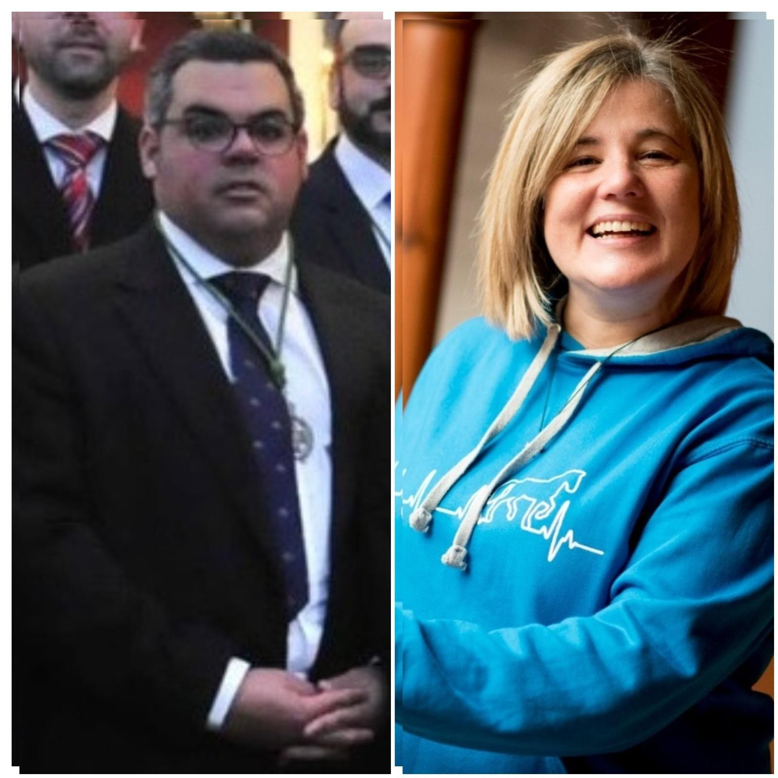 Javier  Nieto Tocino y Rocío León.