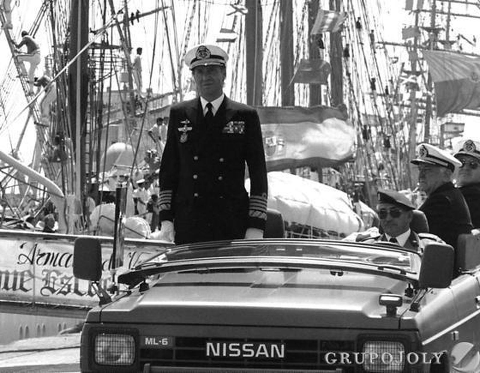 Don Juan Carlos, presidiendo la Gran Regata Colón 92./Joaquín Hernández Kiki