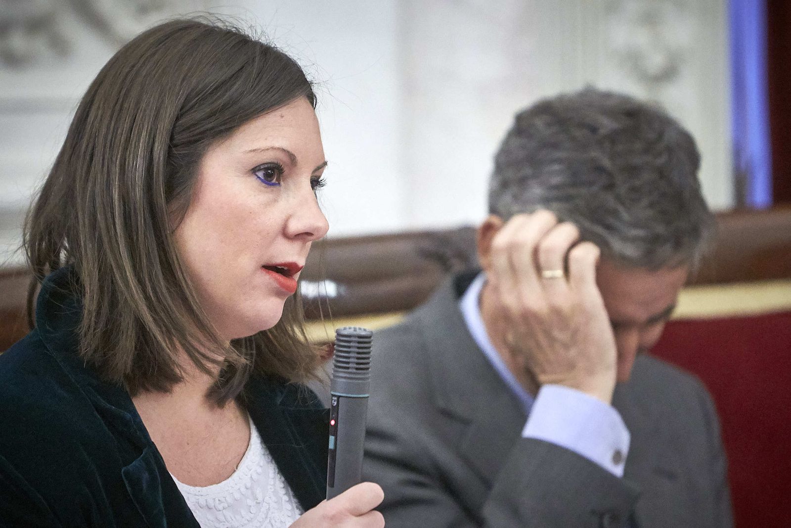 María Fernández Trujillo, durante una intervención en el Pleno.