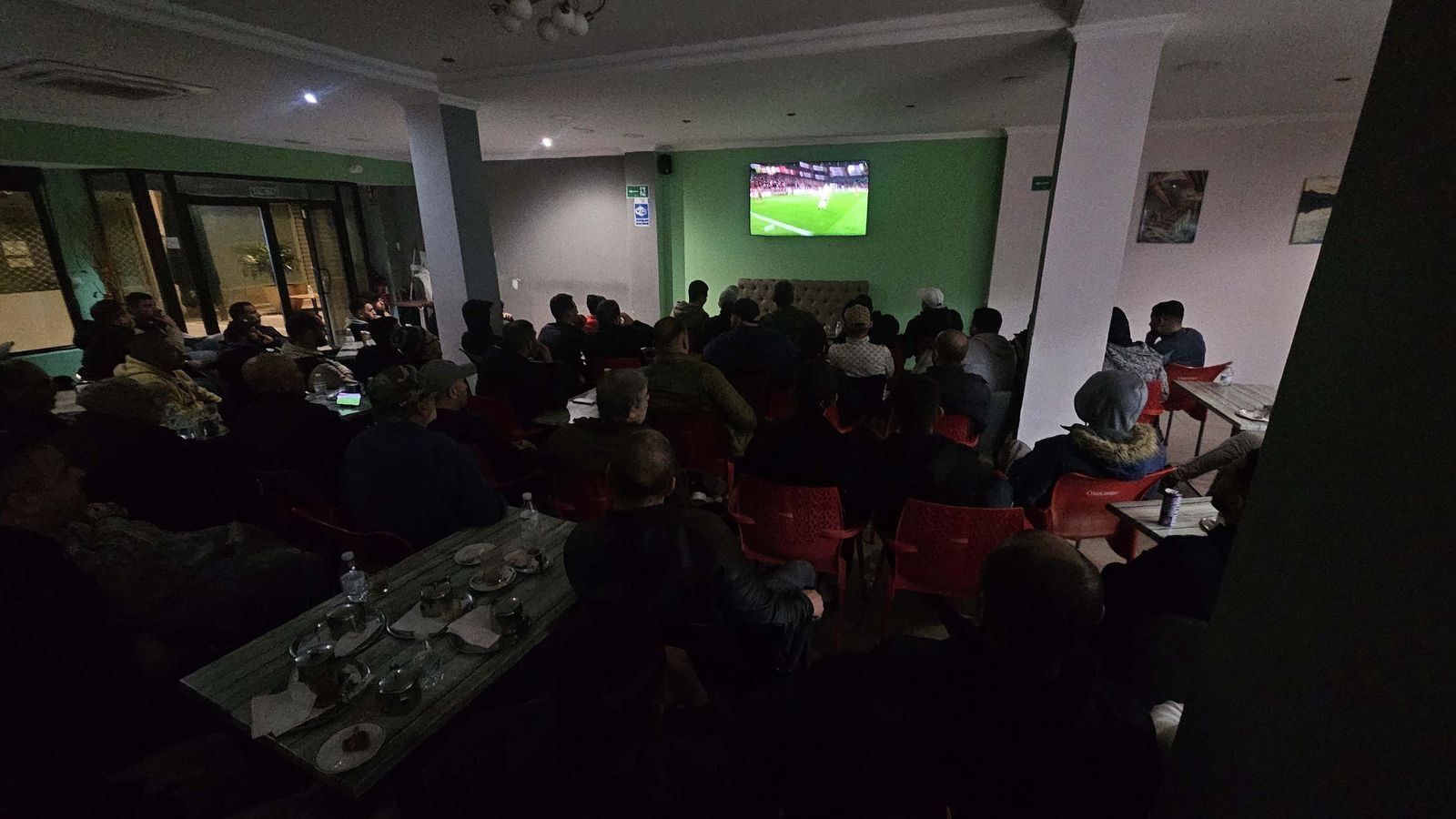 Las fotos de cómo se vivió en Algeciras el Zambia - Marruecos de la Copa de África