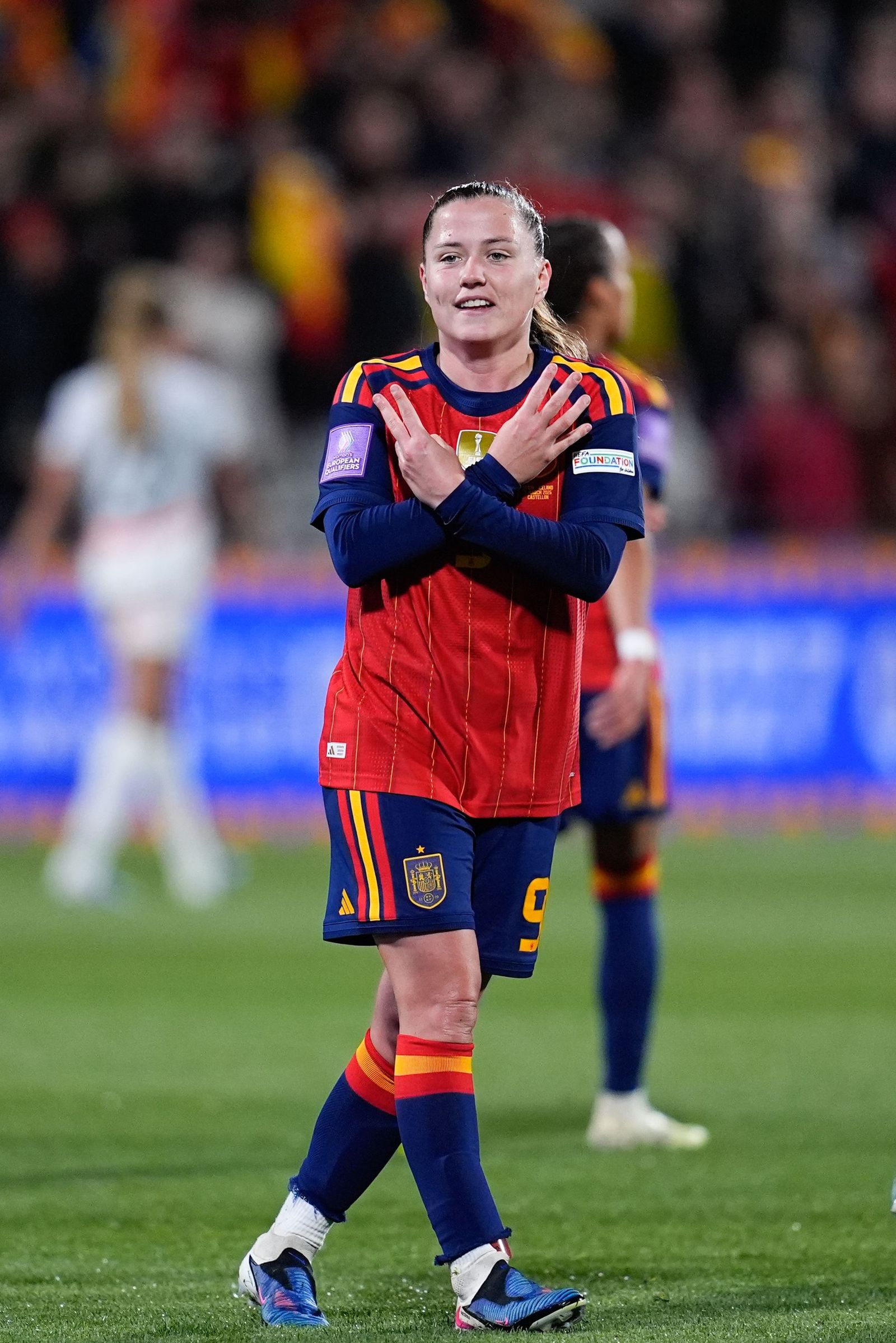 Las fotos del España-Islandia de fútbol femenino