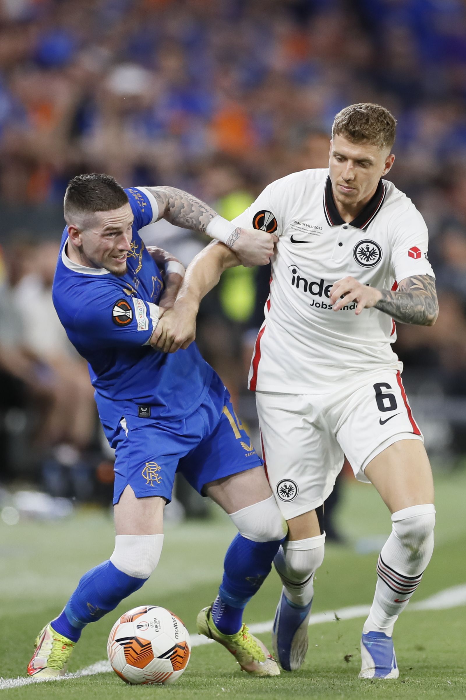 Las fotos del Eintracht-Rangers, la final de la Europa League en Sevilla