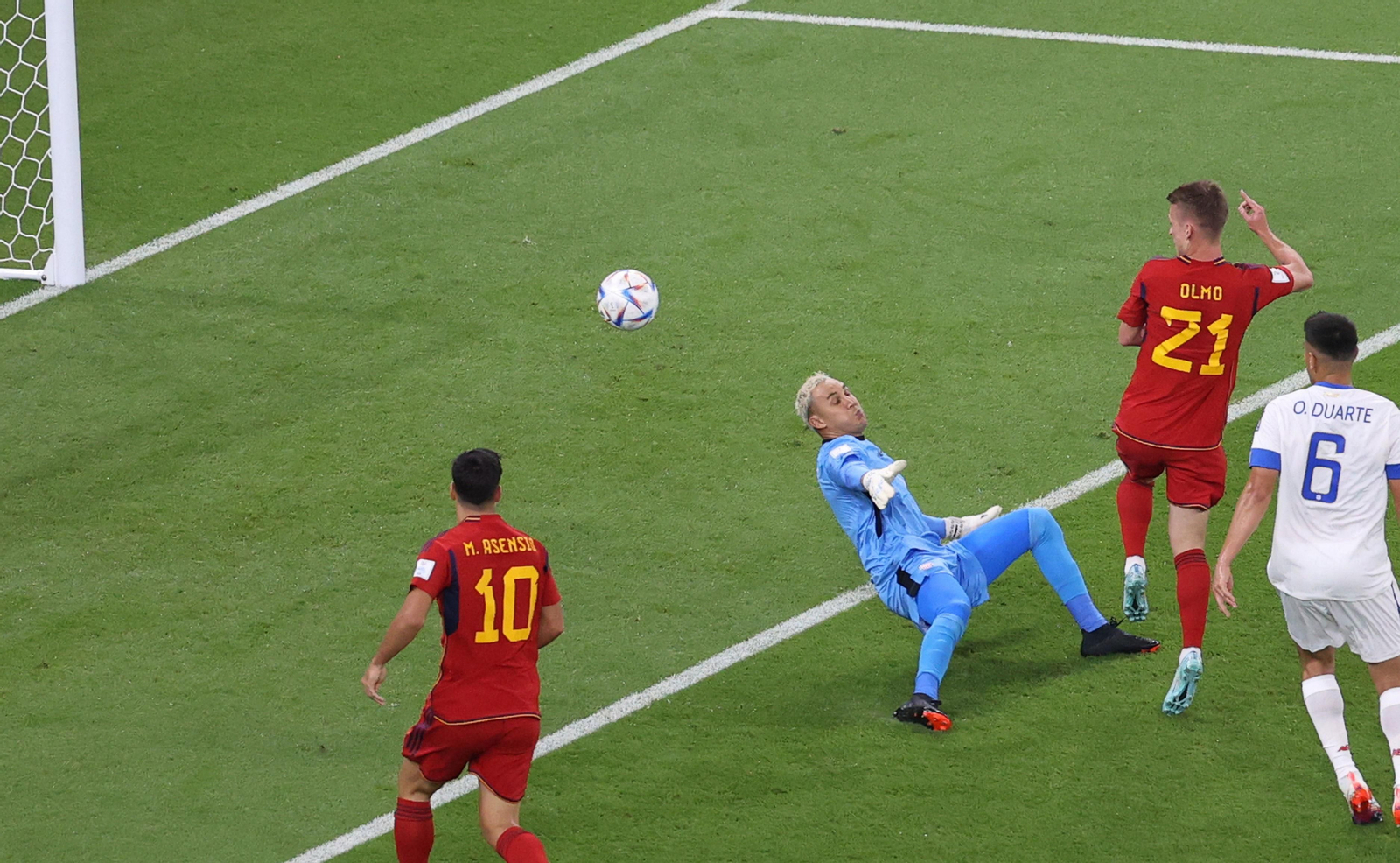 Las imágenes del España - Costa Rica en el Mundial de Qatar