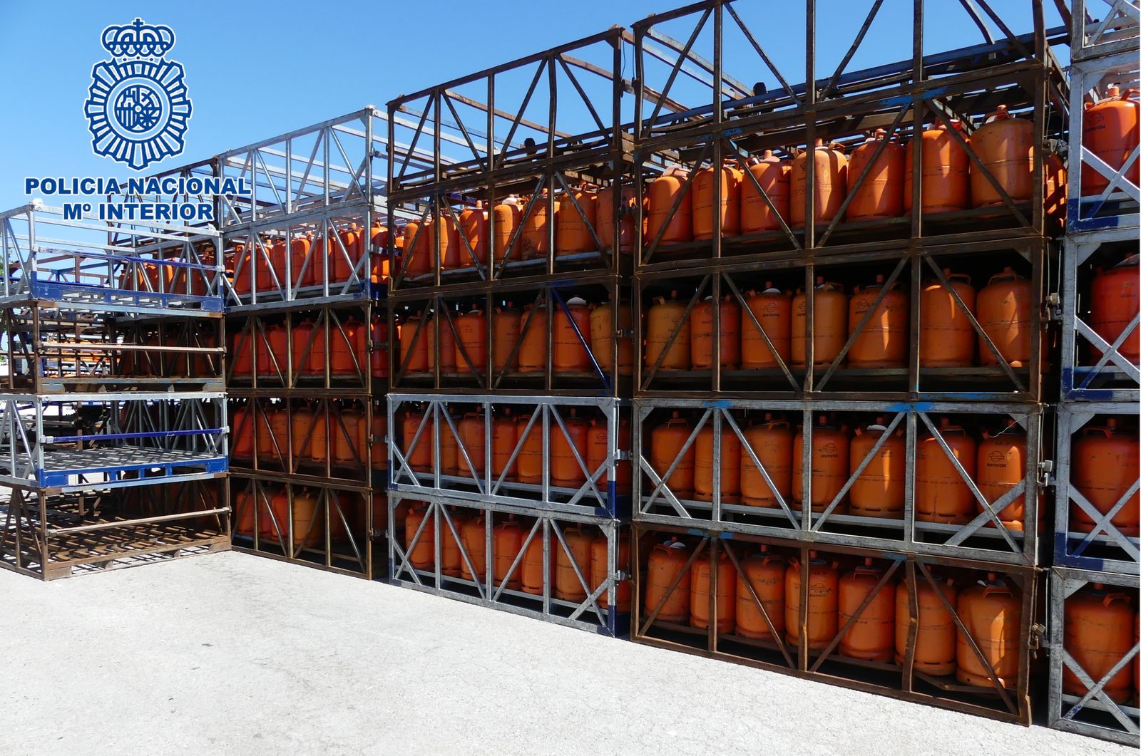 Deposito de butano en San Fernando.