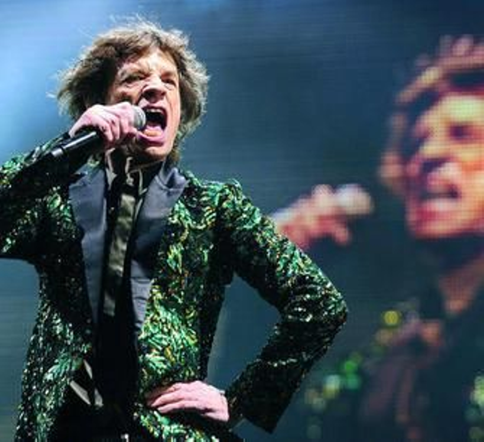 Mick Jagger, durante uno de los conciertos de la banda.