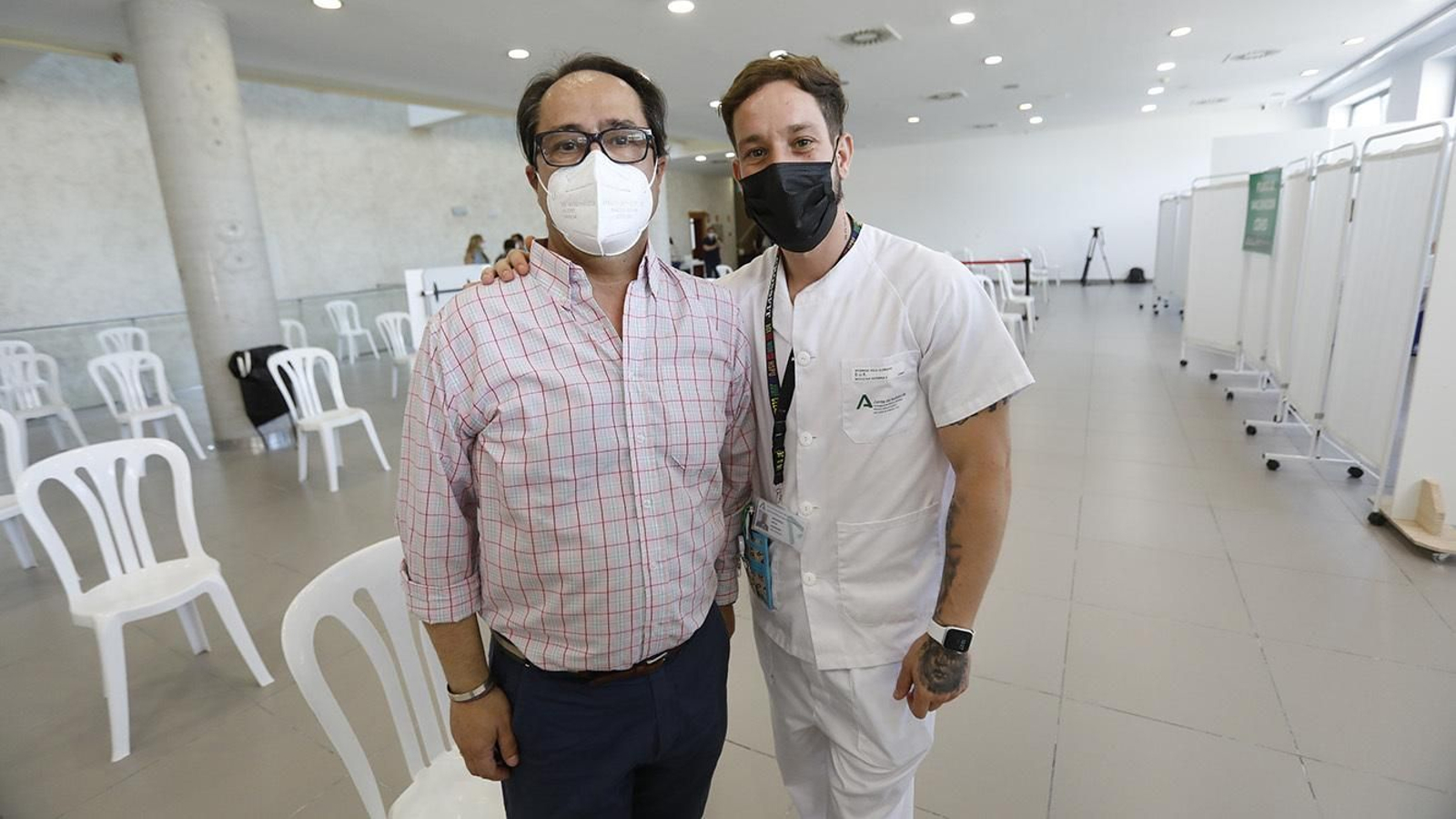 Las fotos de la vacunación contra  la Covid-19 en La Línea de la Concepción