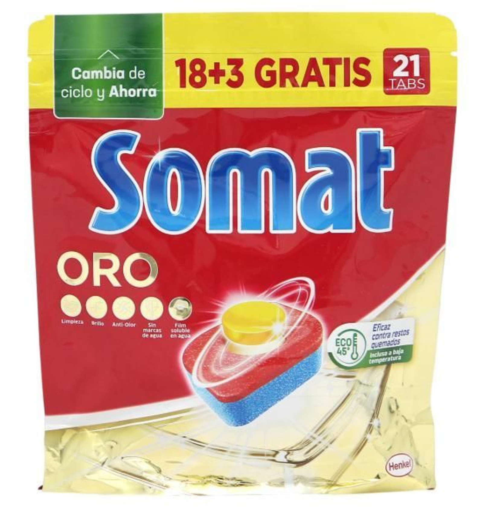 Pastillas de lavavajillas Somat ORO