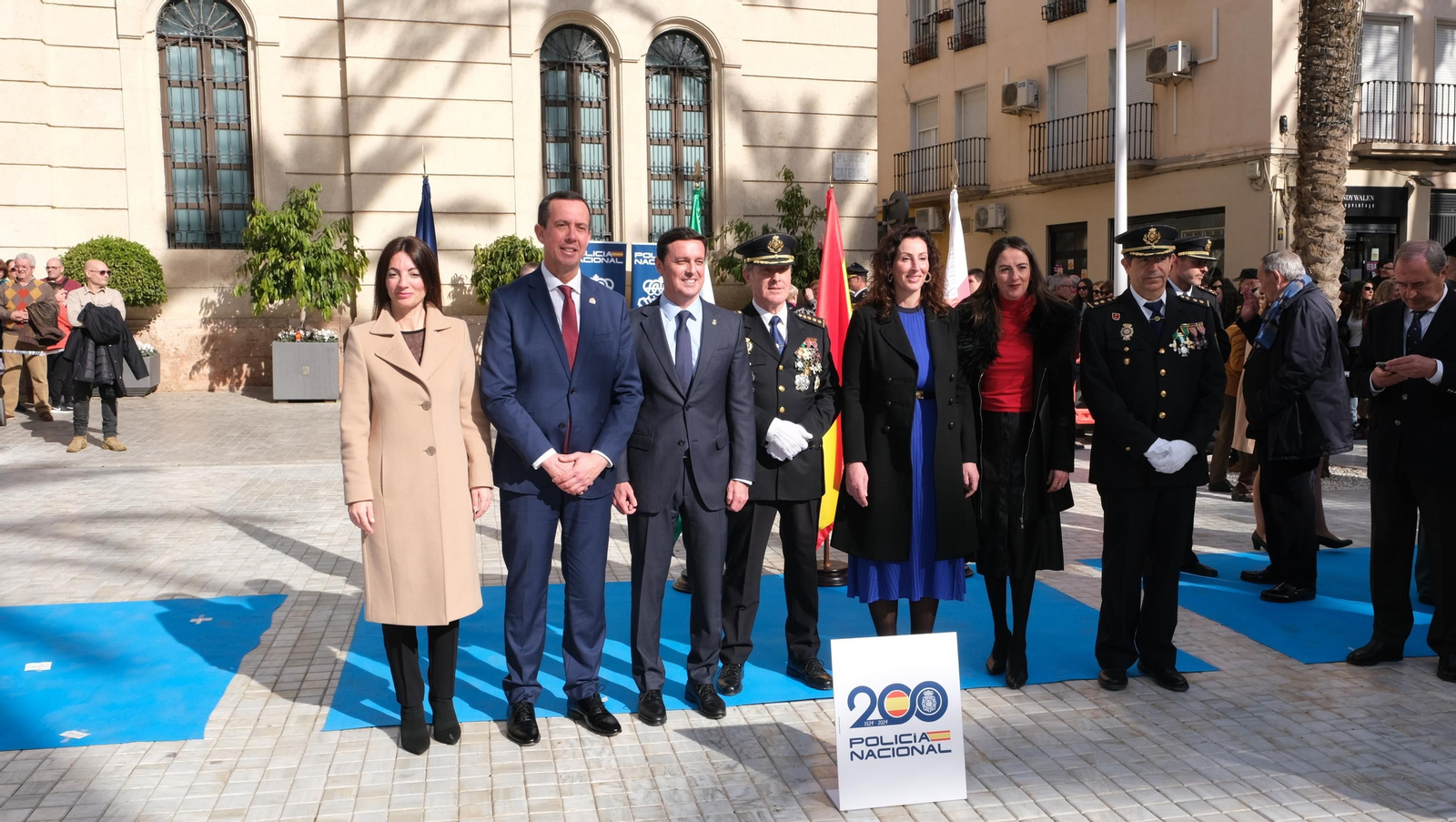 Imágenes del acto del 200 aniversario de la Policía Nacional, en Almería