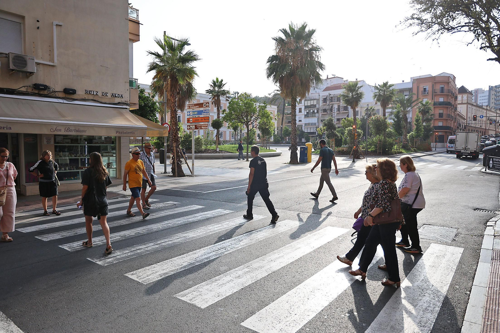 La Plaza de La Merced, un remanso de paz en las mañanas de verano