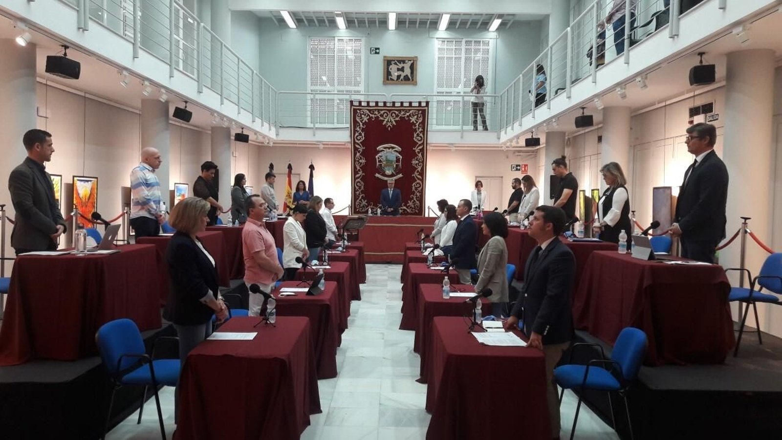 Celebración del Pleno de presupuestos en Puente Genil.