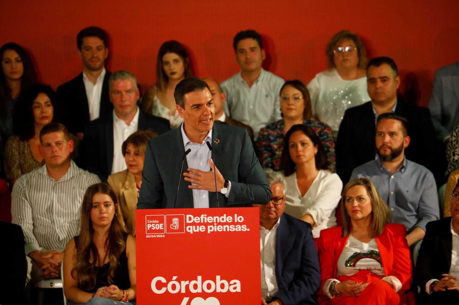 La visita de Pedro Sánchez a Córdoba, en imágenes