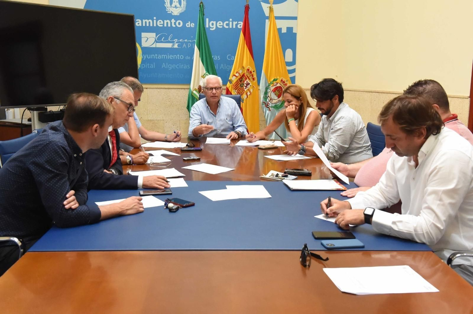 Un instante de la Junta de Portavoces de este miércoles