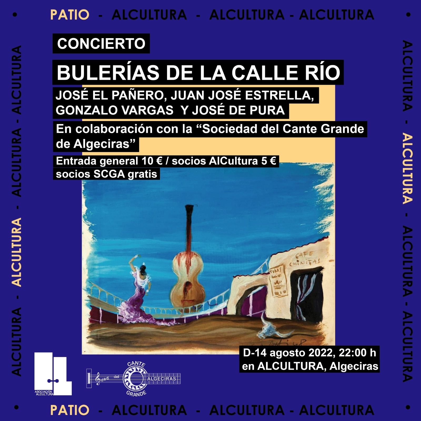 Cartel de 'Bulerías de la Calle Río'