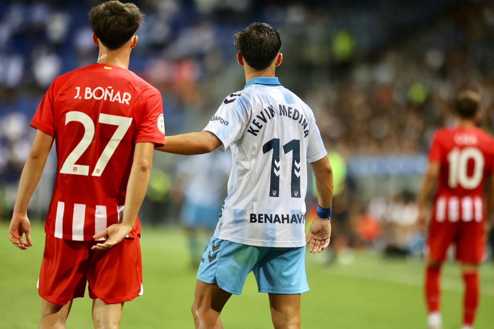 El Málaga CF-Atlético de Madrid B, en fotos
