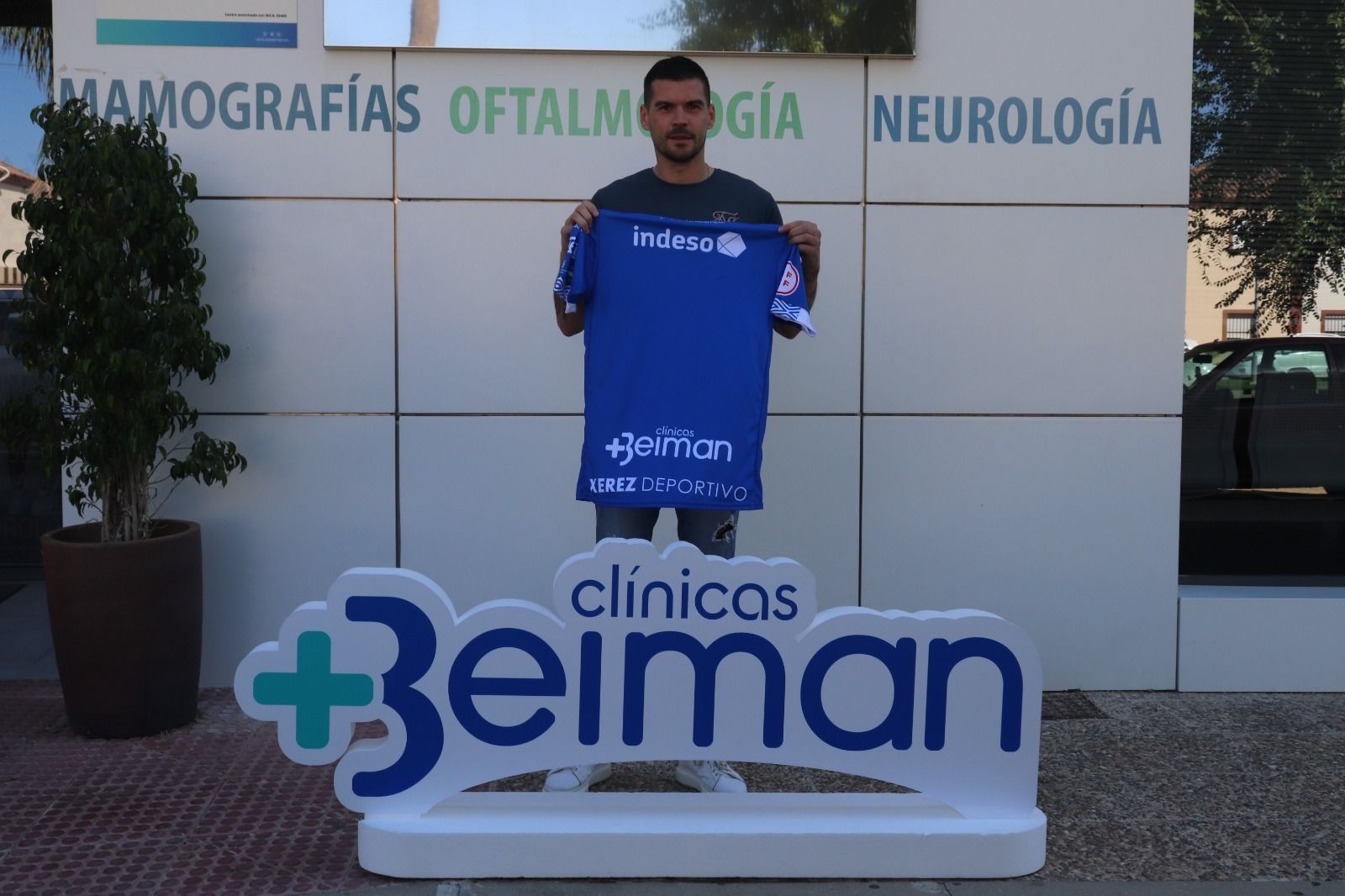 Razvan, uno de los fichajes esta temporada del Xerez DFC.